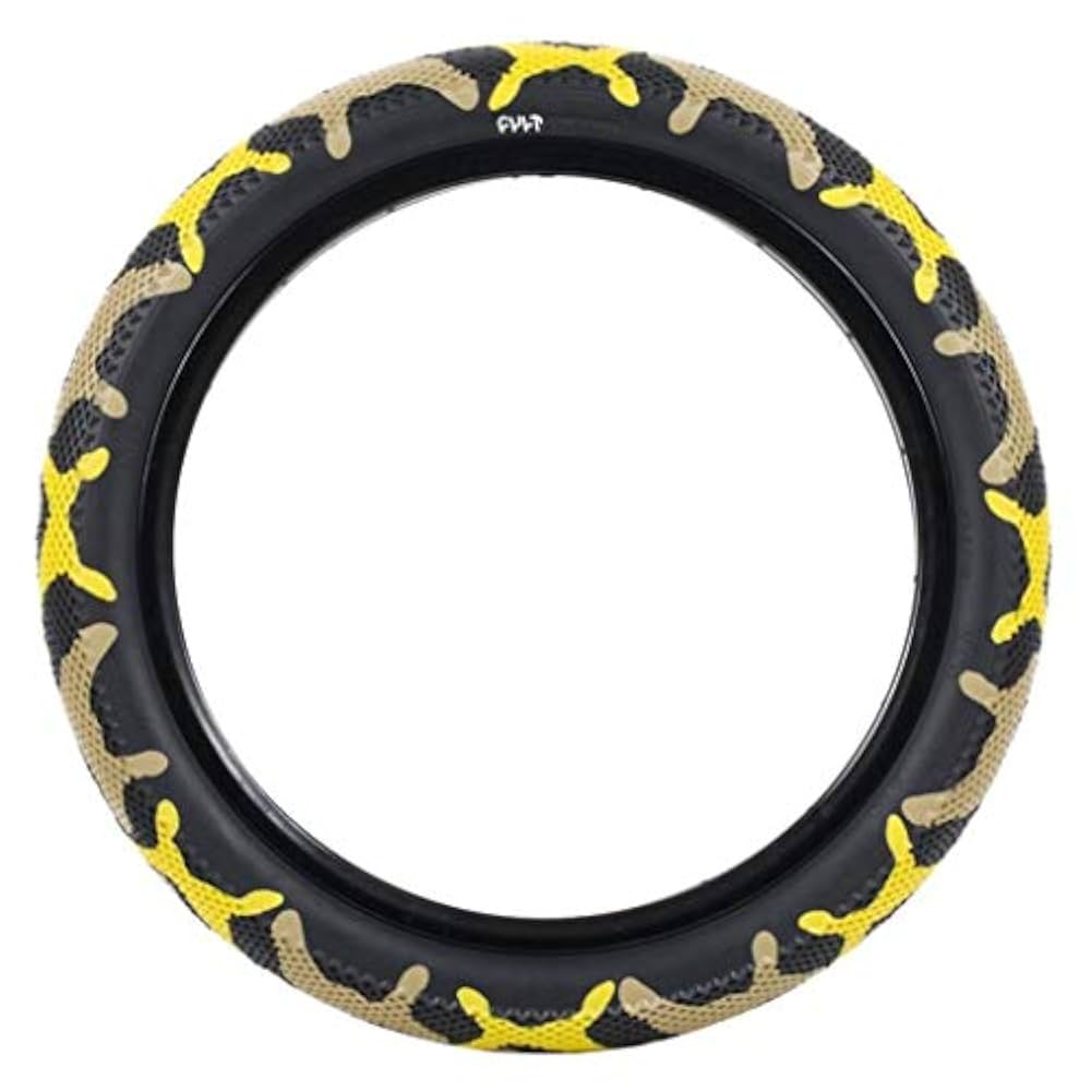 BMX タイヤ CULT X VANS 20X2.4” 2本 CULT VANS WAFFLECUPタイヤ 20×2.40” / ブラック【2本セット